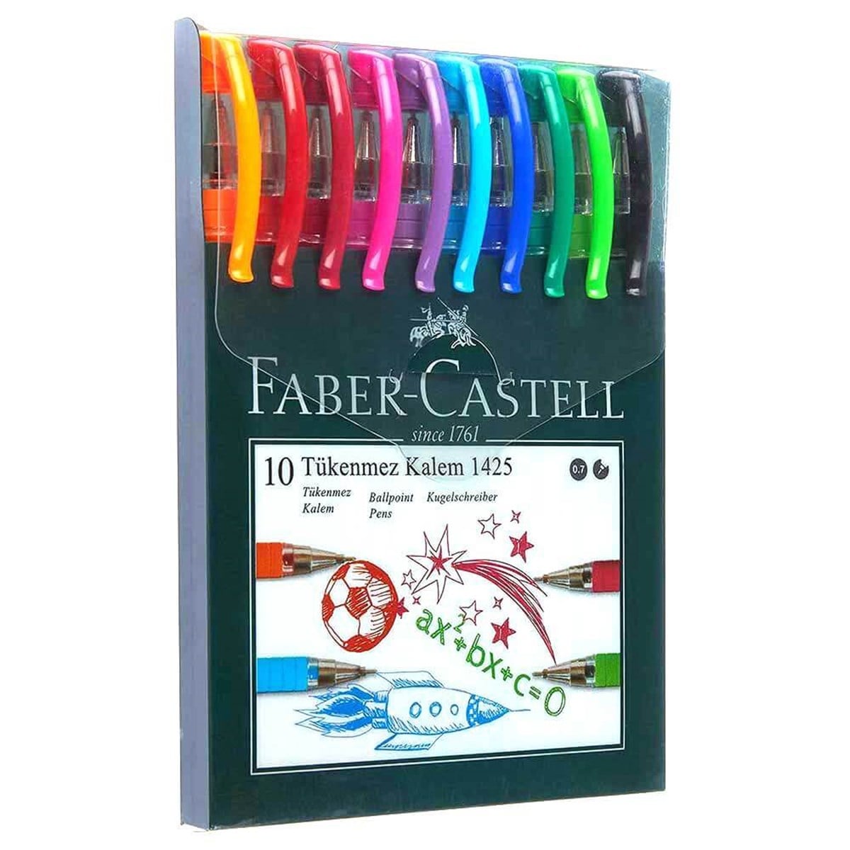 Faber Castell Tükenmez Kalem 1425 Karışık Renk 10luFaber Castell Tükenmez Kalem 1425 Karışık Renk 10luTükenmez KalemFaber-Castell
