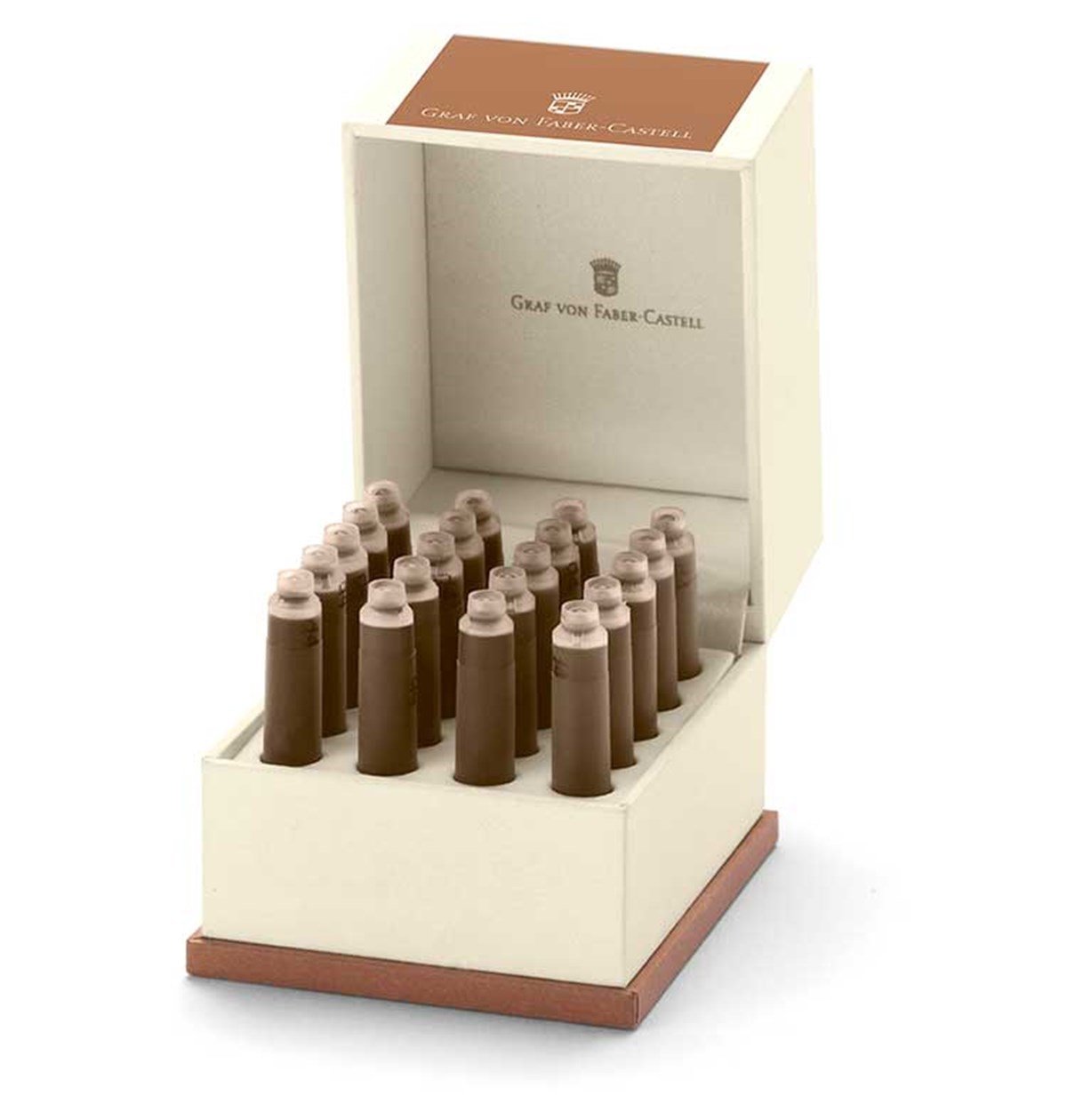 Graf von Faber-Castell 20Li Dolma Kalem Kartuşu Konyak 141146Mürekkepler ve KartuşlarGraf Von Faber-Castell