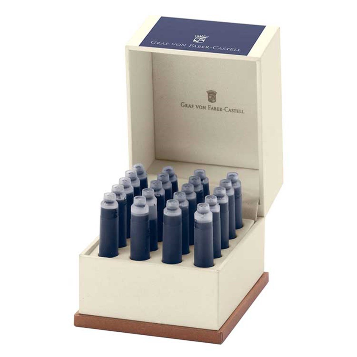 Graf Von Faber Castell 20Li Kartuş Midnight Blue 141137Mürekkepler ve KartuşlarGraf Von Faber-Castell