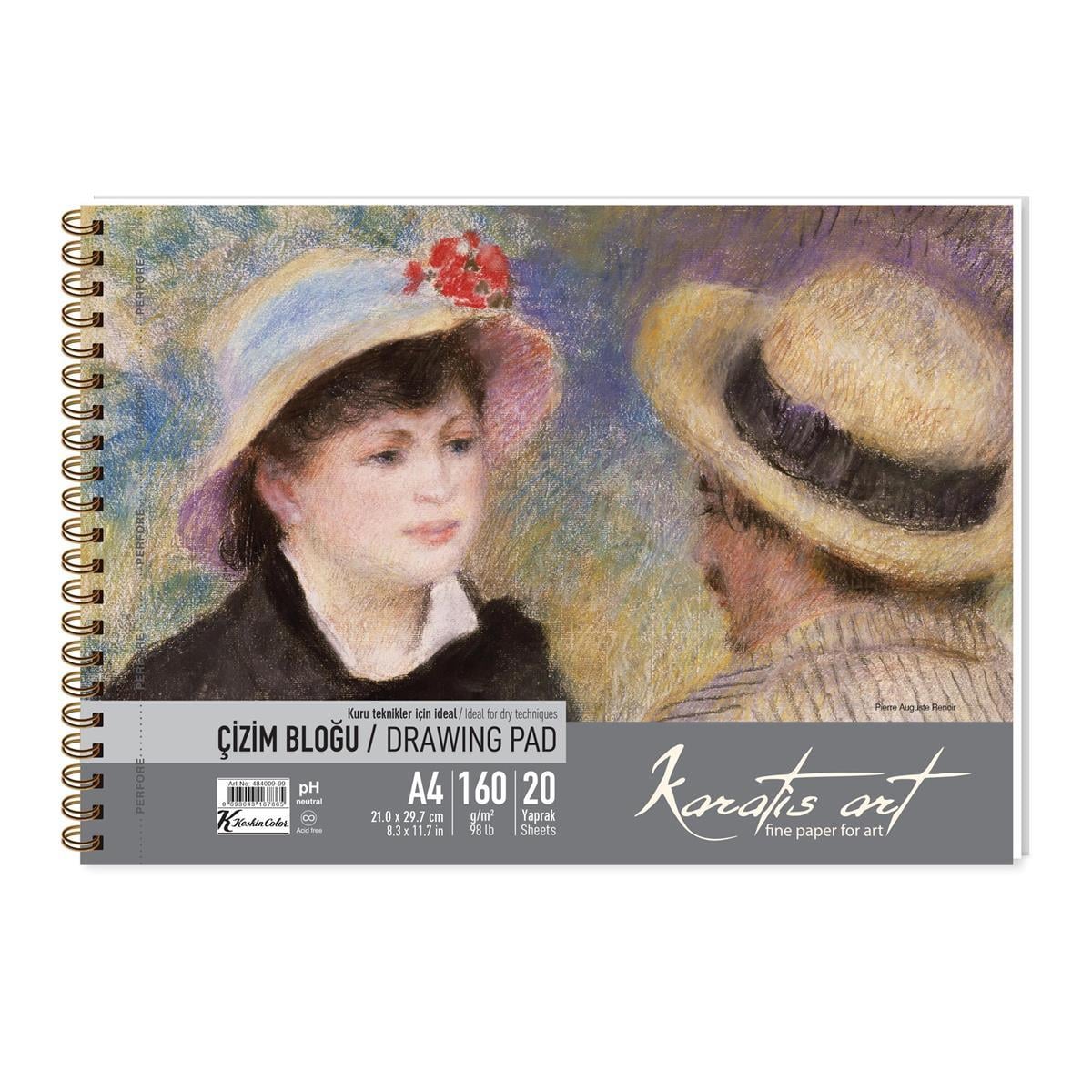 Karatis Art 160Gr A4 20 Yp. Spiralli Çizim BlokKaratis Art 160Gr A4 20 Yp. Spiralli Çizim BlokTeknik Çizim BloklarıKeskin Color