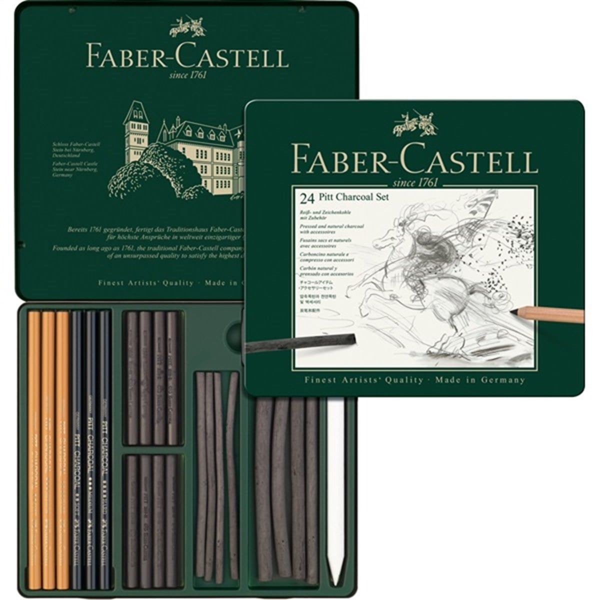 Faber Castell112978Faber-Castell PITT Kömür Seti