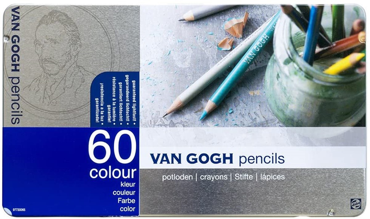 Van Gogh Kuru Boya Kalemi 60 Renk Metal Kutu