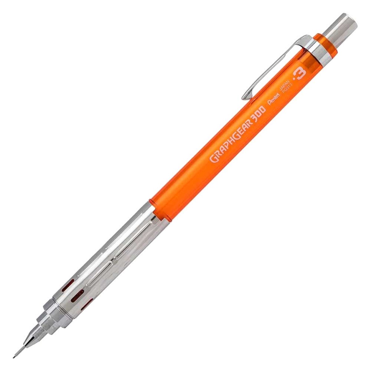 Pentel GraphGear 300 Versatil Kalem 0.3 mm Turuncu PG313-TFXPentel GraphGear 300 Versatil Kalem 0.3 mm Turuncu PG313-TFXVersatil Kalem (Uçlu)PENTEL