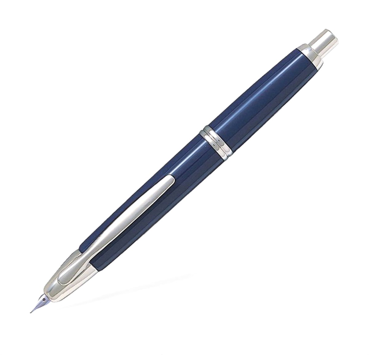 Pilot Capless Dolma Kalem 18K Altın Uç Rhodium Trim Mavi