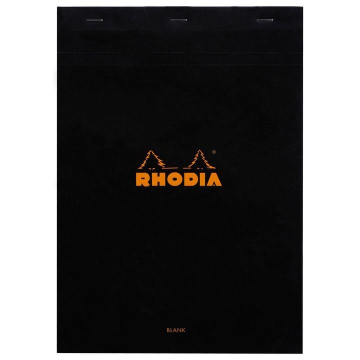 Rhodia Basic Üstten Zımbalı Bloknot A4 Çizgisiz SiyahRhodia Basic Üstten Zımbalı Bloknot A4 Çizgisiz SiyahDefterRHODIA