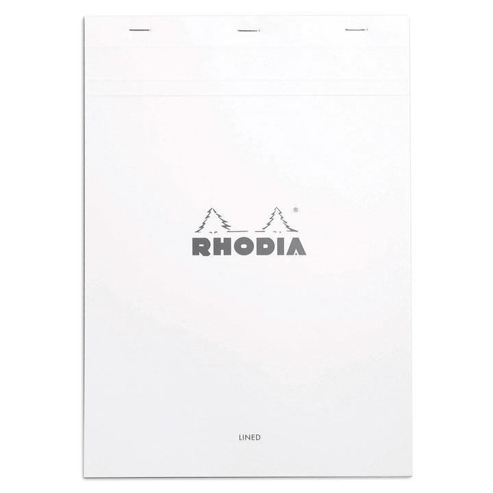 Rhodia Basic Üstten Zımbalı Bloknot A4 Çizgili BeyazRhodia Basic Üstten Zımbalı Bloknot A4 Çizgili BeyazDefterRHODIA