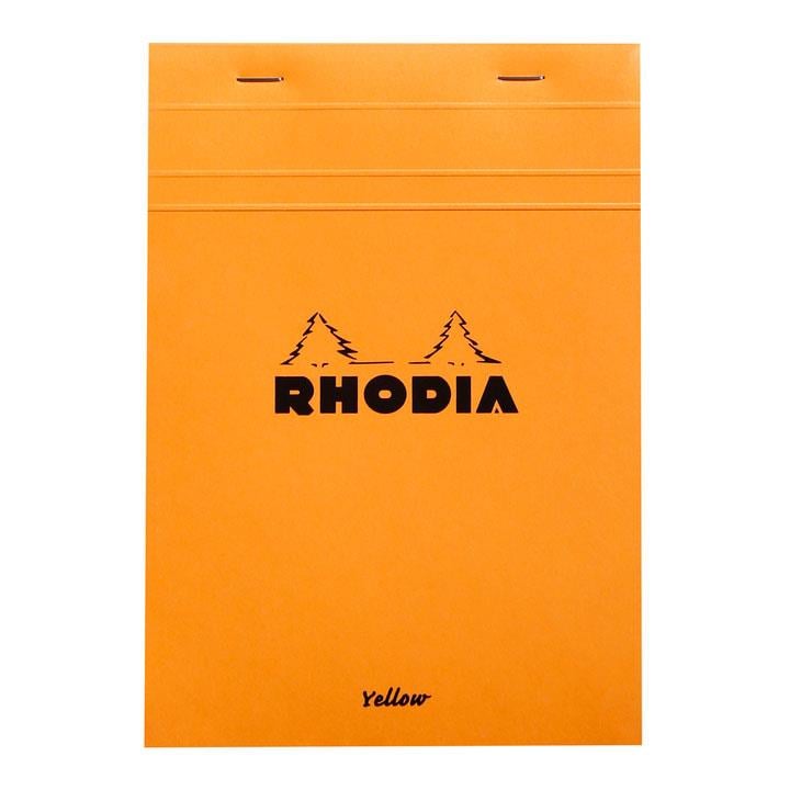 Rhodia Basic Üstten Zımbalı Bloknot A5 Kareli Turuncu Sarı KağıtRhodia Basic Üstten Zımbalı Bloknot A5 Kareli Turuncu Sarı KağıtDefterRHODIA