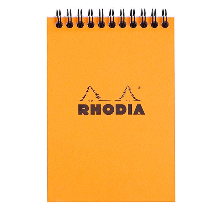Rhodia Classic Üstten Spiralli Kareli Bloknot A6 TuruncuRhodia Classic Üstten Spiralli Kareli Bloknot A6 TuruncuDefterRHODIA