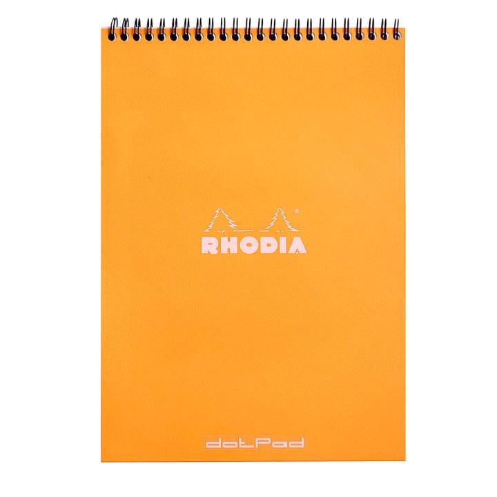 Rhodia Classic Üstten Spiralli Noktalı Bloknot A4 TuruncuRhodia Classic Üstten Spiralli Noktalı Bloknot A4 TuruncuDefterRHODIA