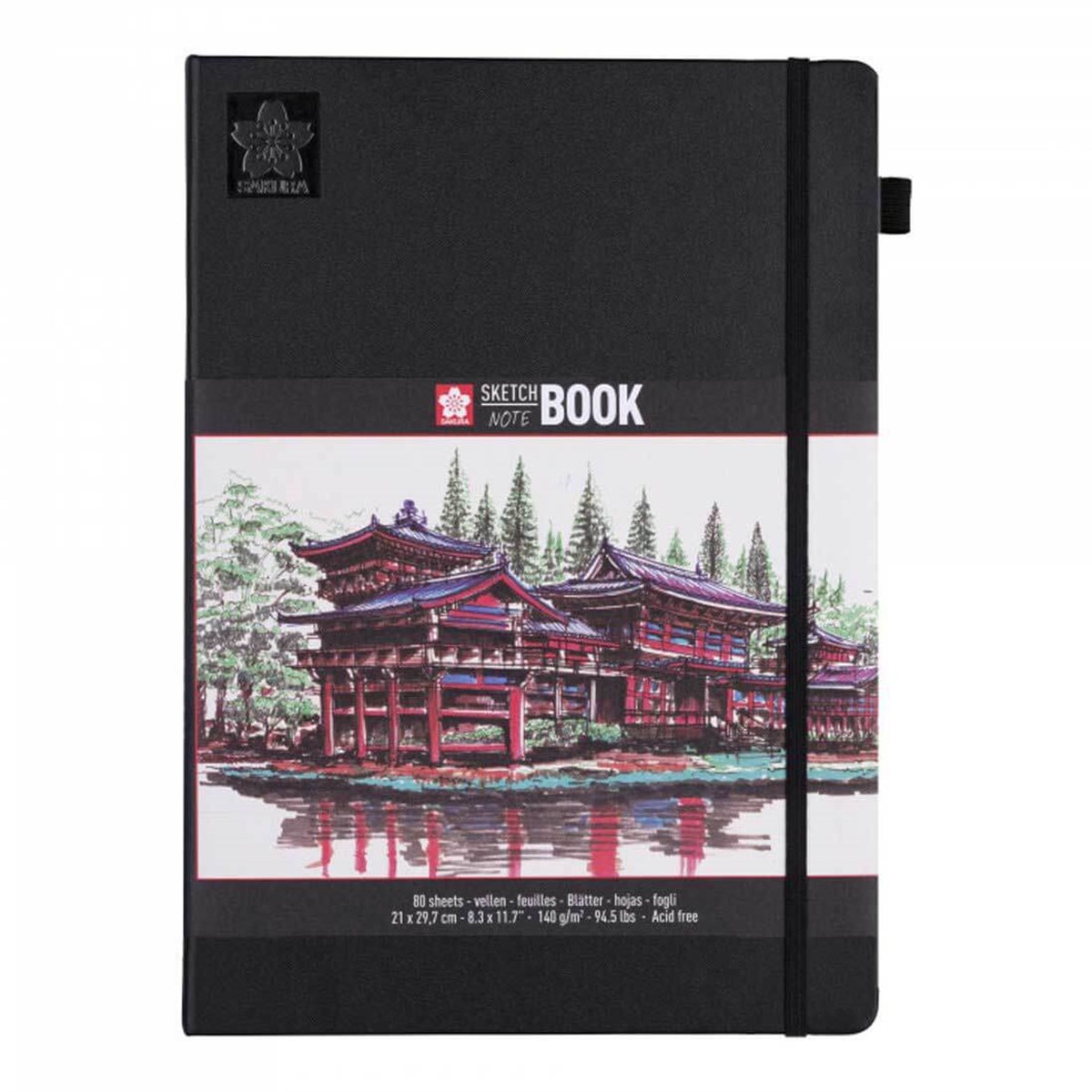 Sakura Eskiz Defteri Sert Kapak Beyaz Kağıt 140gr 21x30cm SiyahSakura Eskiz Defteri Sert Kapak Beyaz Kağıt 140gr 21x30cm SiyahEskiz BloklarıSakura