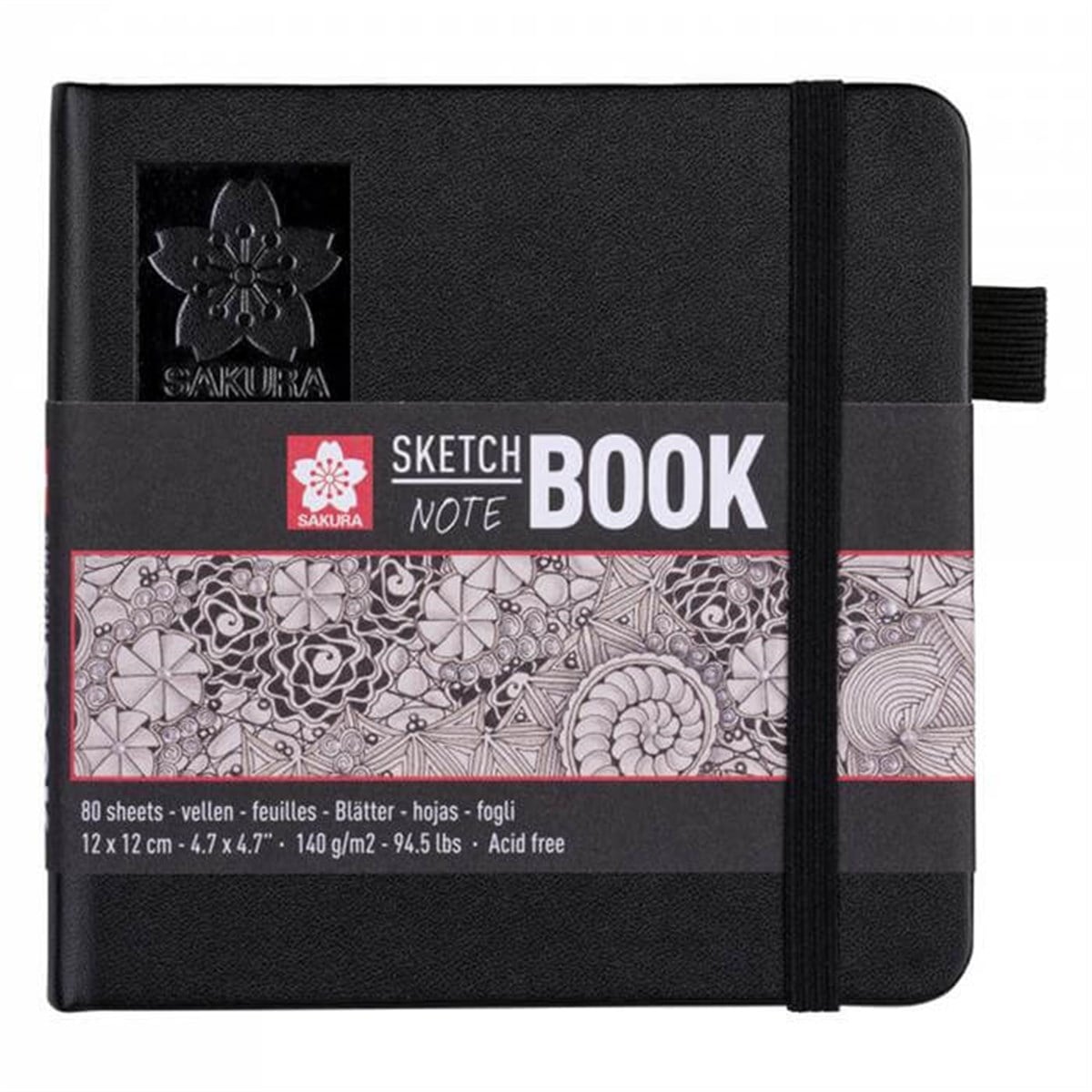 Sakura Eskiz Defteri Sert Kapak Beyaz Kağıt 140gr 12x12cm SiyahSakura Eskiz Defteri Sert Kapak Beyaz Kağıt 140gr 12x12cm SiyahEskiz BloklarıSakura