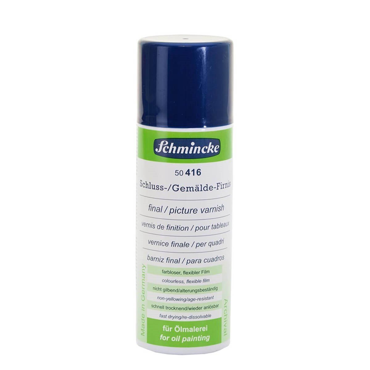 Schmincke Final Picture Dammar Varnish Parlak Yağlı Boya Dammar Final Sprey Vernik 300 MLSchmincke Final VarnishYardımcı MalzemelerSchmincke