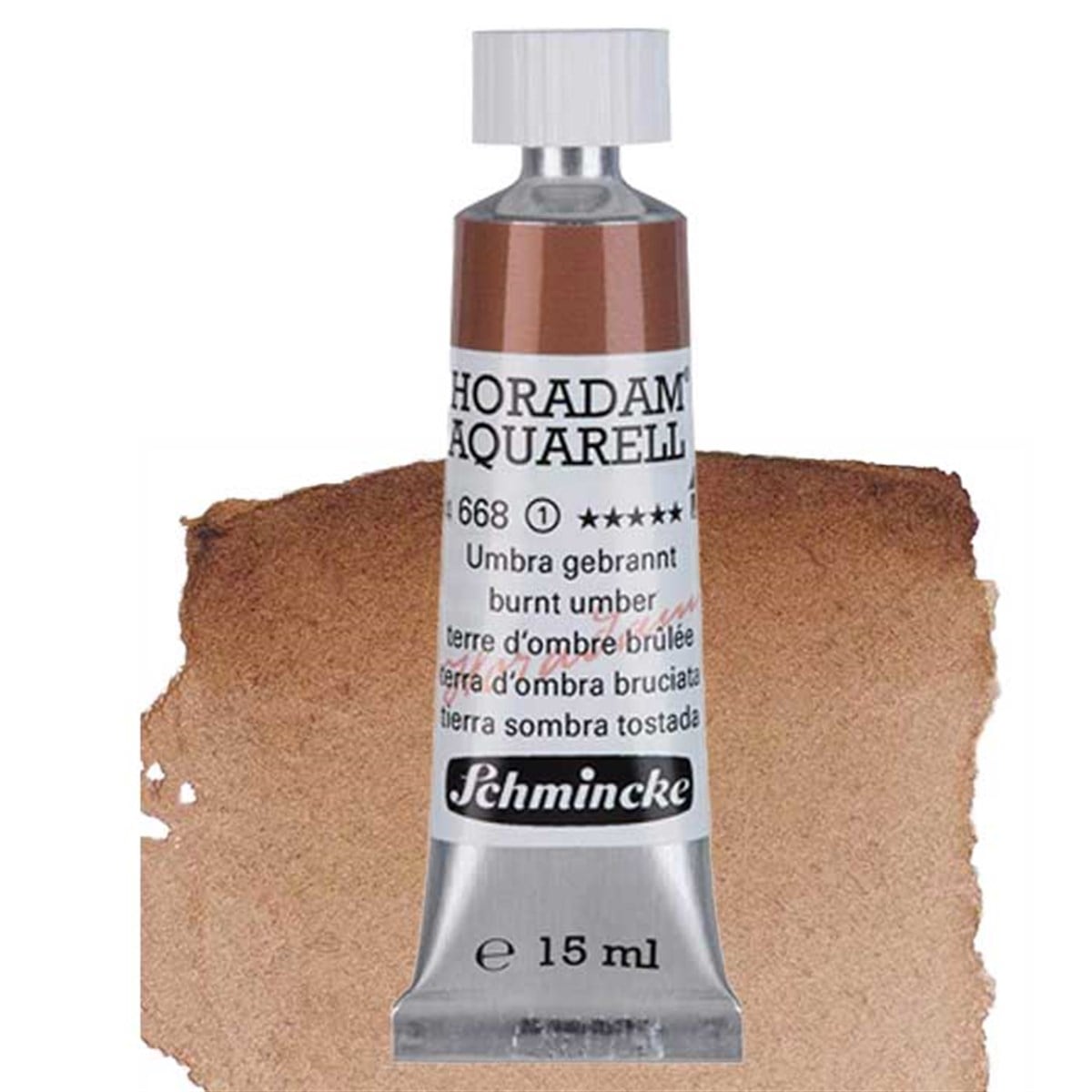 Schmincke Horadam Seri 1 Burnt Umber 15 ml Tüp SuluboyaSulu BoyaSchmincke