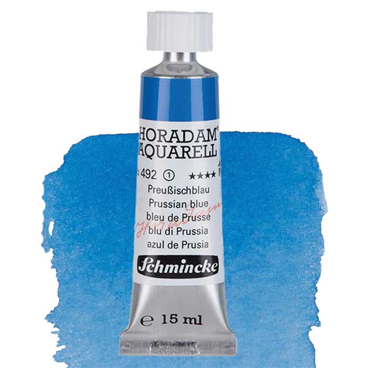 Schmincke Horadam Seri 1 Prussian Blue 15 ml Tüp SuluboyaSulu BoyaSchmincke