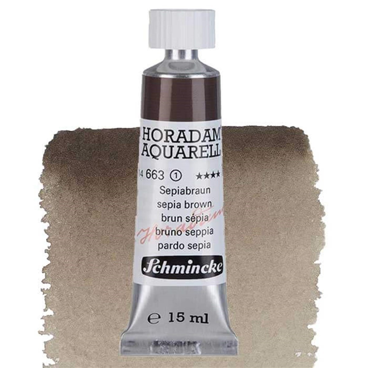 Schmincke Horadam Seri 1 Sepia Brown 15 ml Tüp SuluboyaSulu BoyaSchmincke