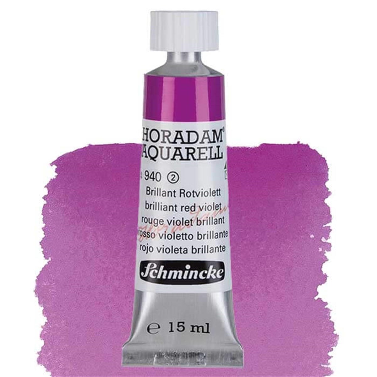 Schmincke Horadam Seri 2 Brilliant Red Violet 15 ml Tüp SuluboyaSulu BoyalarSchmincke
