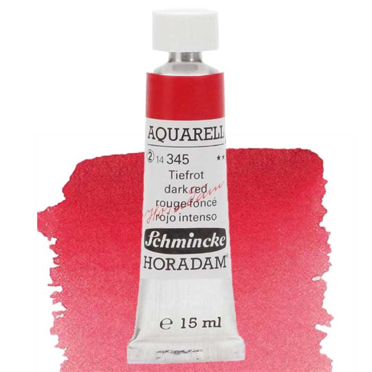 Schmincke Horadam Seri 2 Dark Red 15 ml Tüp SuluboyaSulu BoyaSchmincke