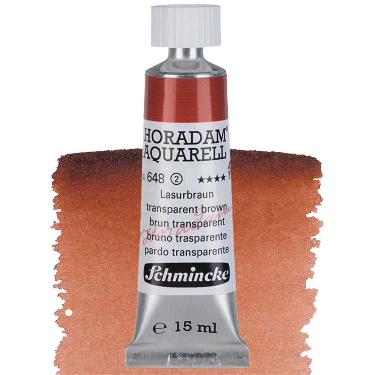 Schmincke Horadam Seri 2 Translucent Brown 15 ml Tüp Suluboya