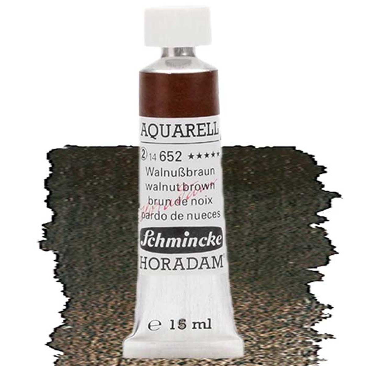 Schmincke Horadam Seri 2 Walnut Brown 15 ml Tüp SuluboyaSulu BoyaSchmincke