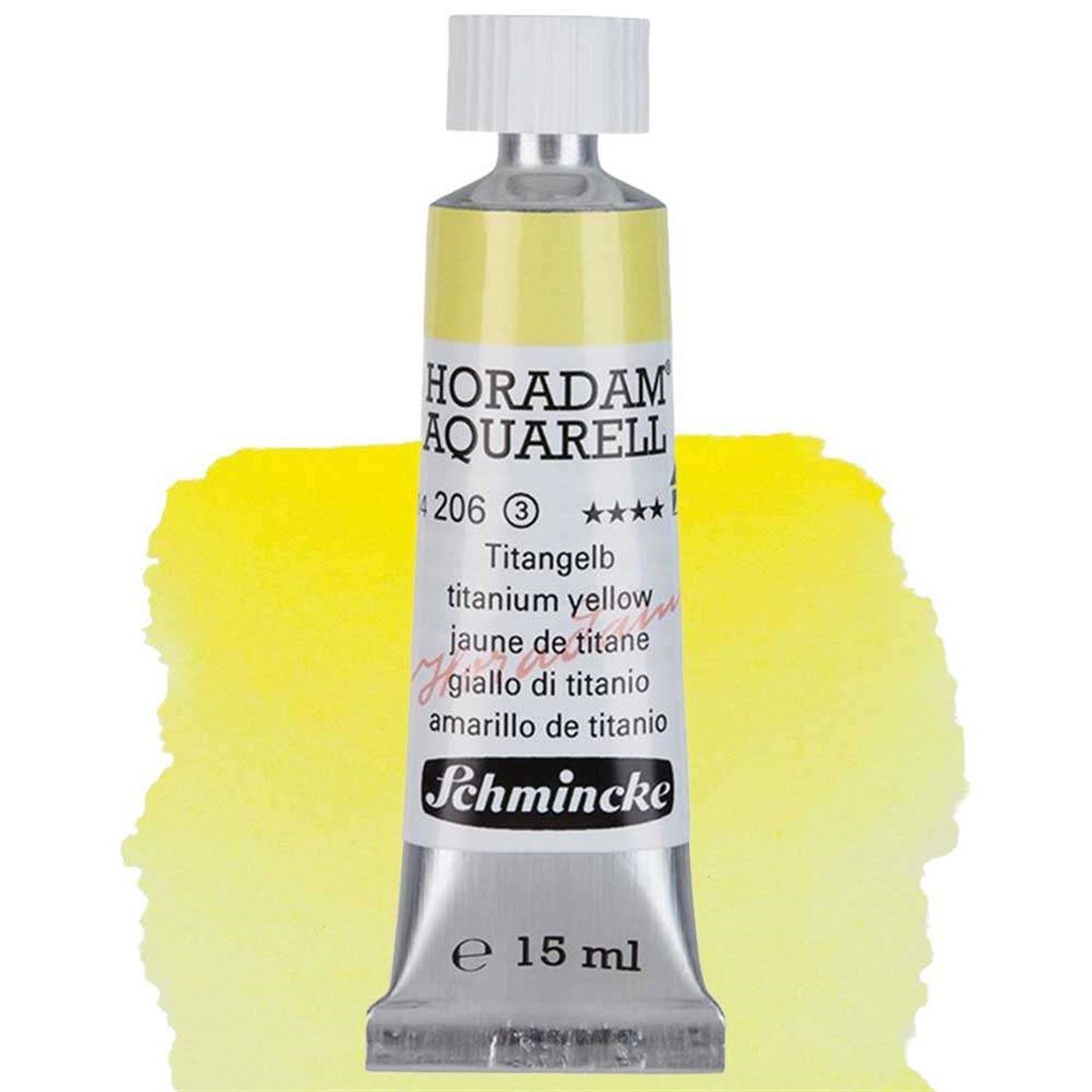 Schmincke Horadam Seri 3 Titanium Yellow 15 ml Tüp Suluboya
