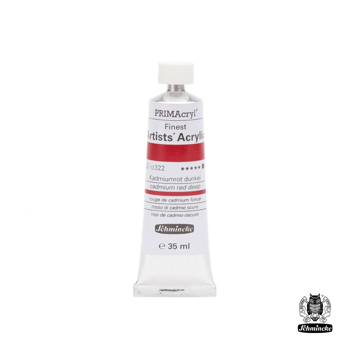 Schmincke PRIMAcryl Akrilik Boya 35ml Cadmium Red Deep Seri 3