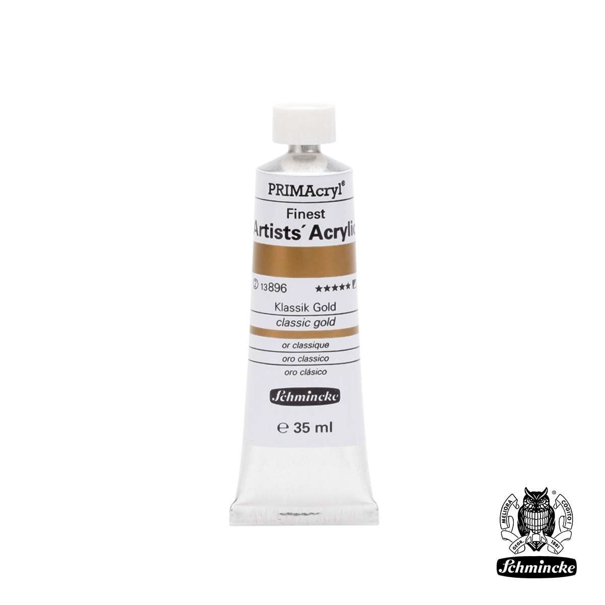 Schmincke PRIMAcryl Akrilik Boya 35ml Classic Gold Seri 2