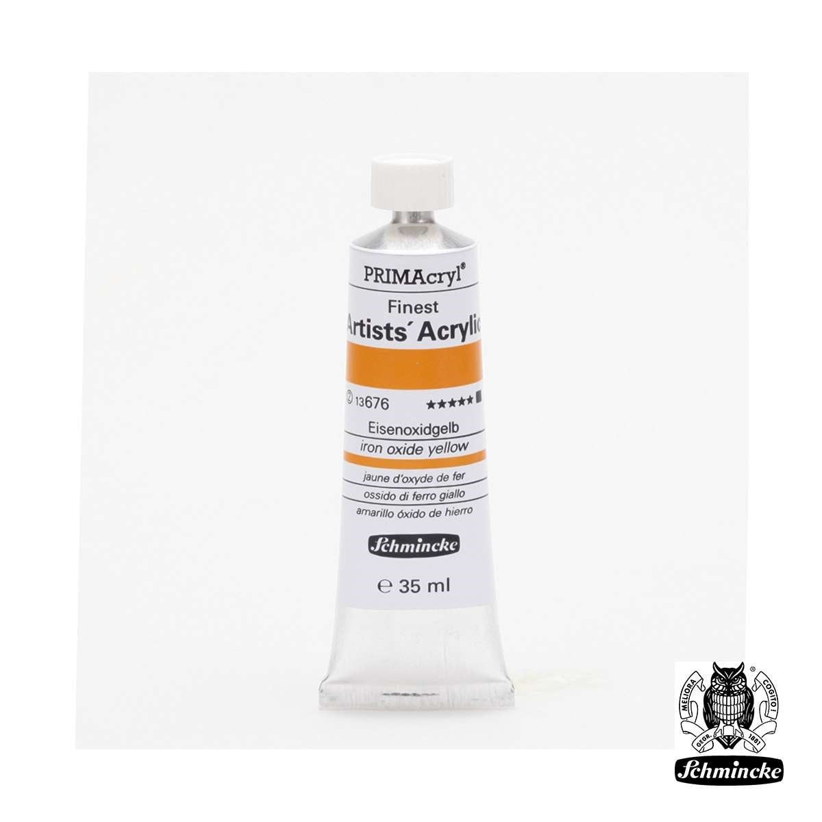 Schmincke PRIMAcryl Akrilik Boya 35ml Iron Oxide Yellow Seri 2