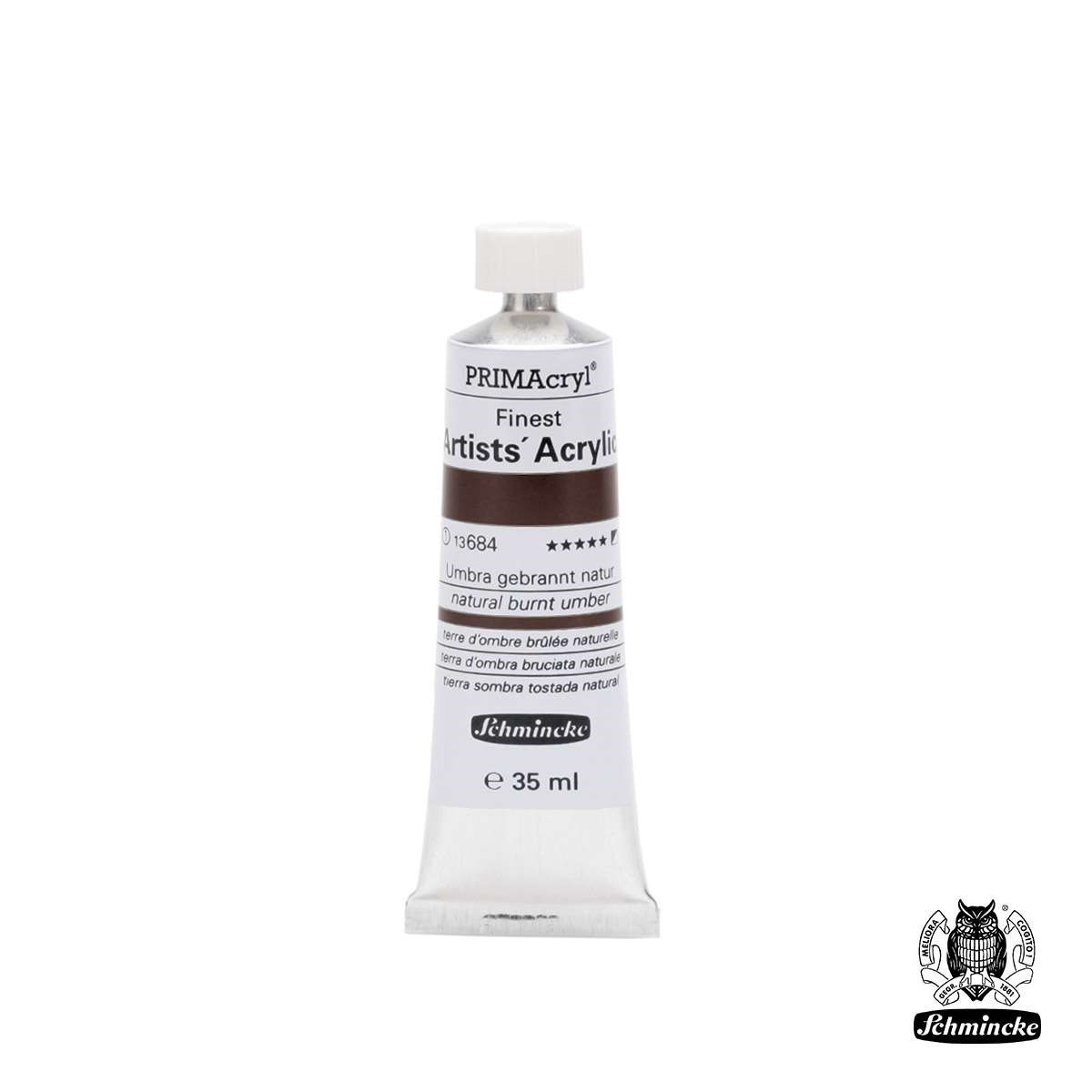 Schmincke PRIMAcryl Akrilik Boya 35ml Natural Burnt Umber Seri 1