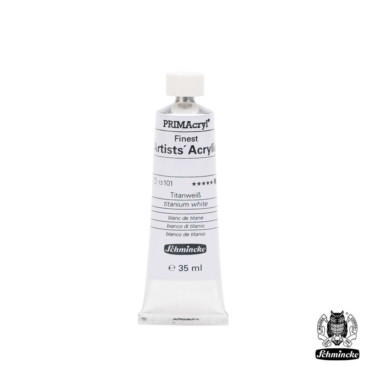 Schmincke PRIMAcryl Akrilik Boya 35ml Titanium White Seri 1