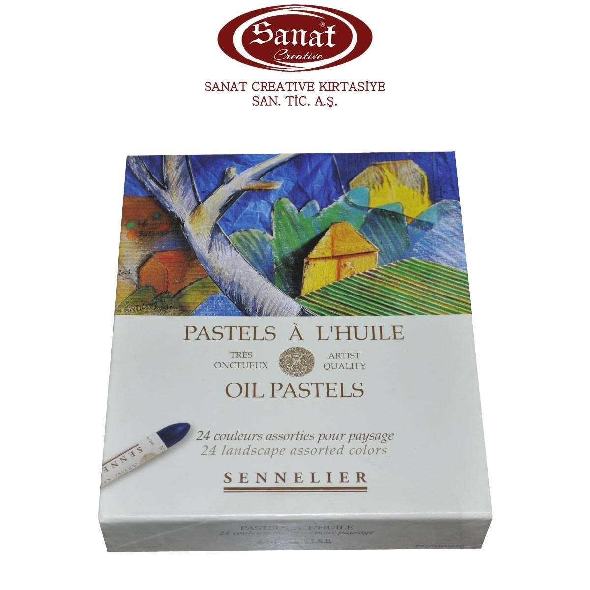 SENNELIER Pastels A L'HUILE Yağlı Pastel Boya 24 lü set
