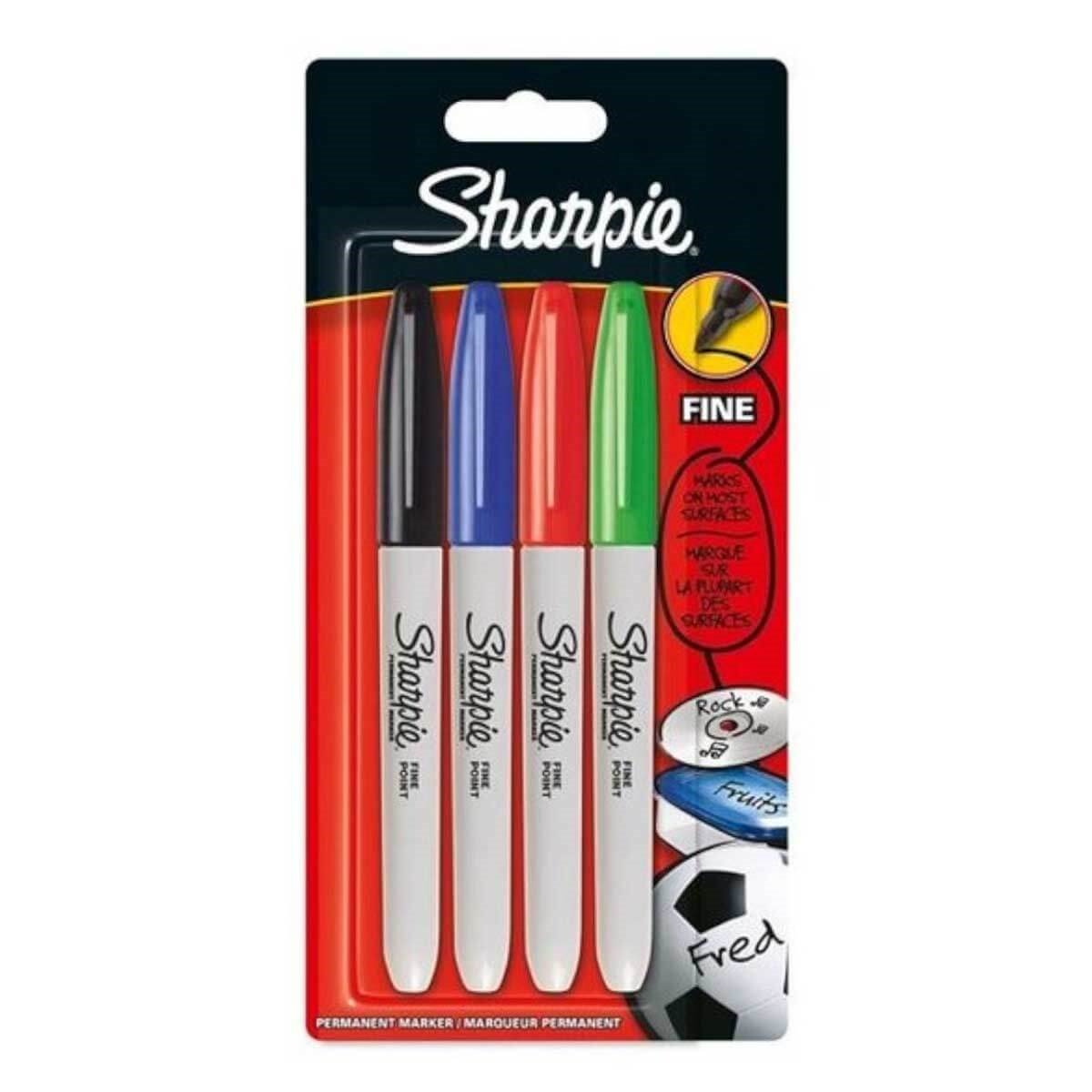 Sharpie Fine Permanent Marker 4 Renk Blister 2084799Sharpie Fine Permanent Marker 4 Renk Blister 2084799Marker KalemSharpie