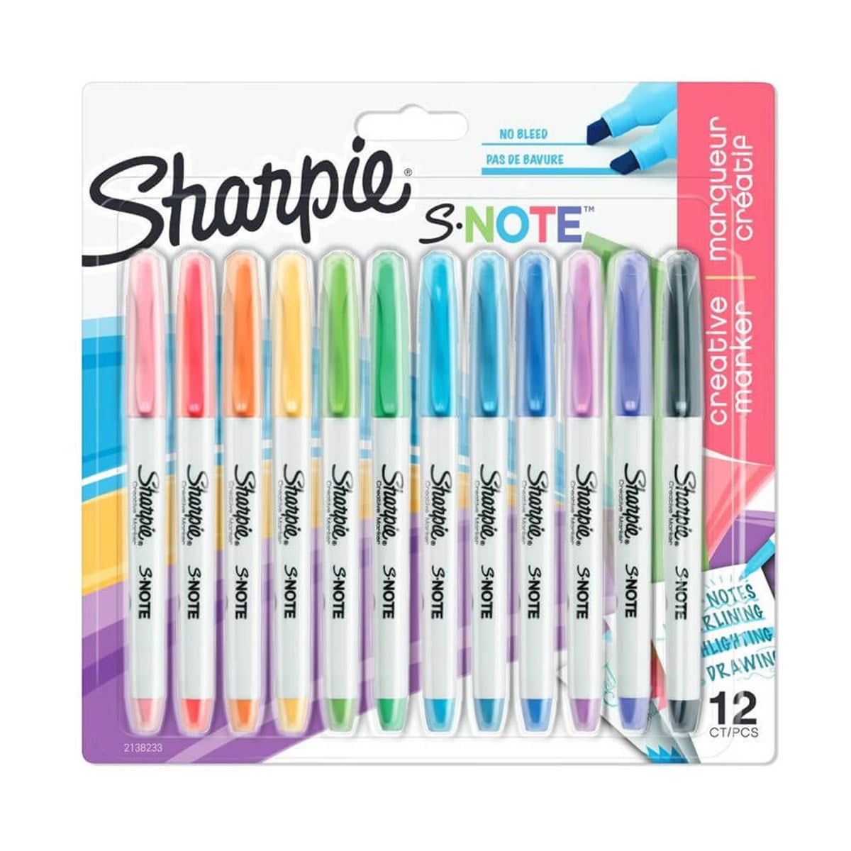 Sharpie Snote Creative Blisterli 12Li Markör 2138233Sharpie Snote Creative Blisterli 12Li Markör 2138233Marker KalemSharpie