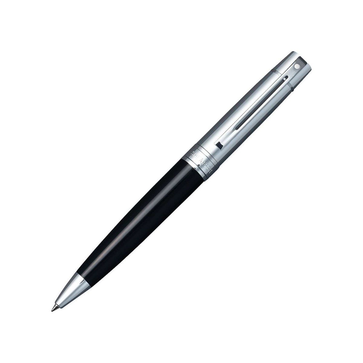 Sheaffer 300 Serisi Krom Parlak Siyah Tükenmez Kalem 9314-2