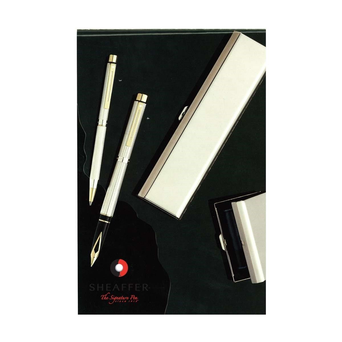 Sheaffer Sterling Silver Dolma Kalem ve Tükenmez Kalem Seti S1024XSB