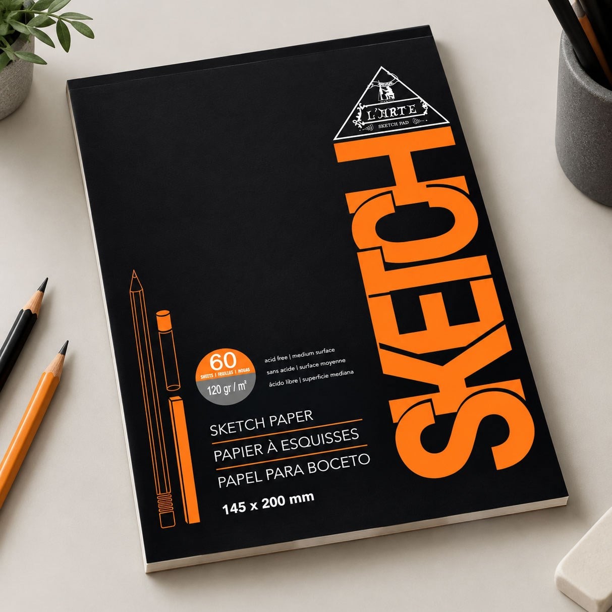 Sketch Book A5 120gr 60ypLarte Sketch Book A5 120gr 60ypEskiz BloklarıLarte