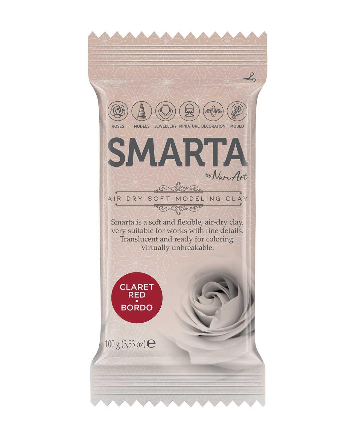 Smarta Modelleme Hamuru Bordo 100grSmarta Modelleme Hamuru Bordo 100grKil ve HamurlarSmarta