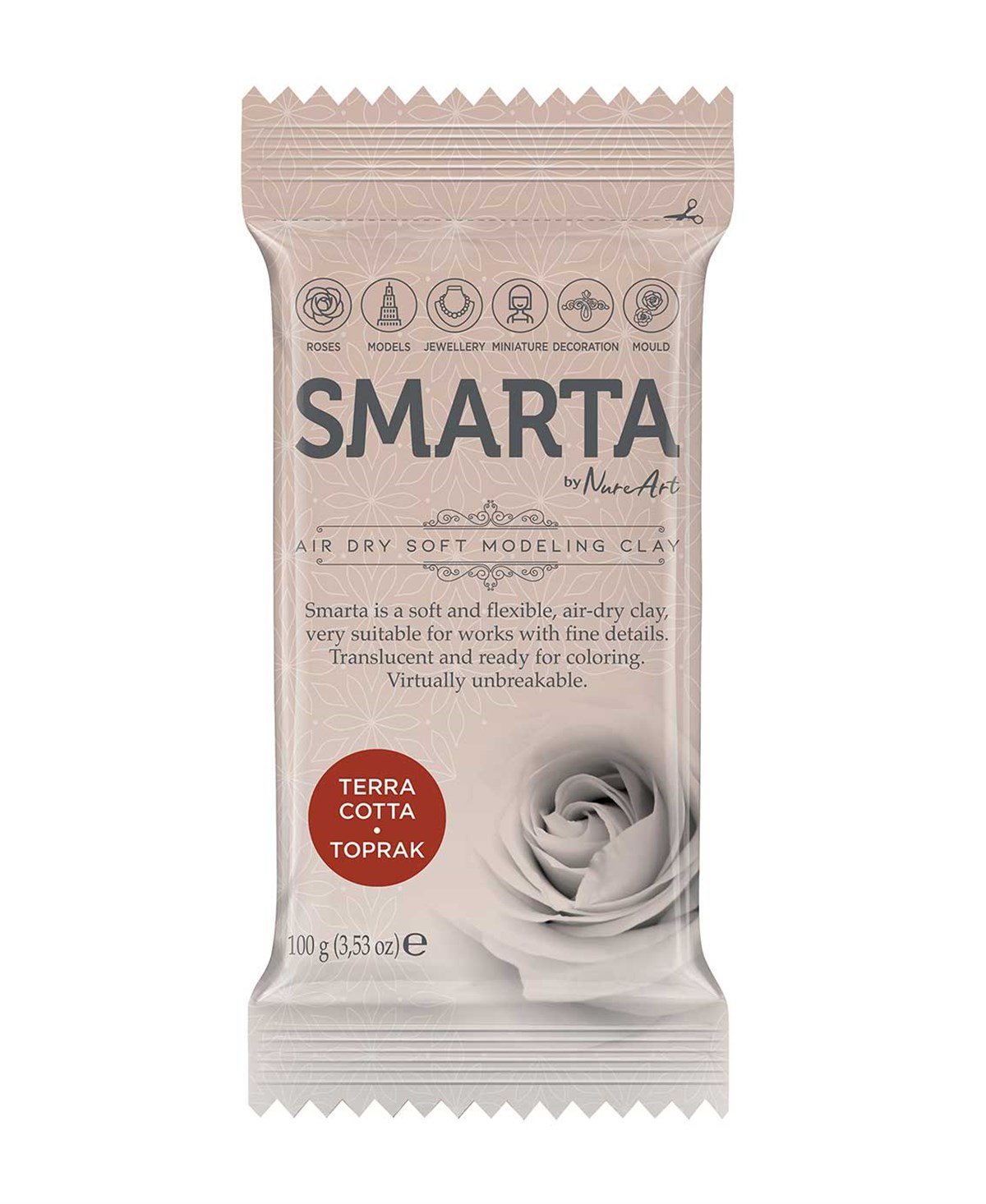 Smarta Modelleme Hamuru Toprak Rengi 100grSmarta Modelleme Hamuru Toprak Rengi 100grKil ve HamurlarSmarta