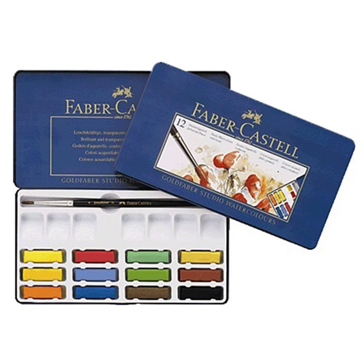 Faber Castell126012Faber-Castell Studio Suluboya 12 Renk