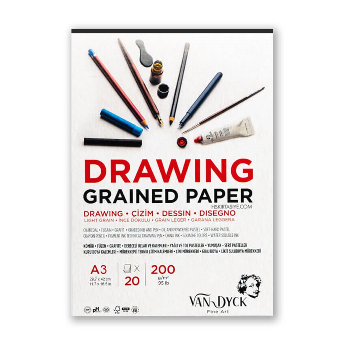 Van Dyck A3 200gr Çizim DefteriVan Dyck A3 200gr Çizim DefteriResim DefteriVan Dyck