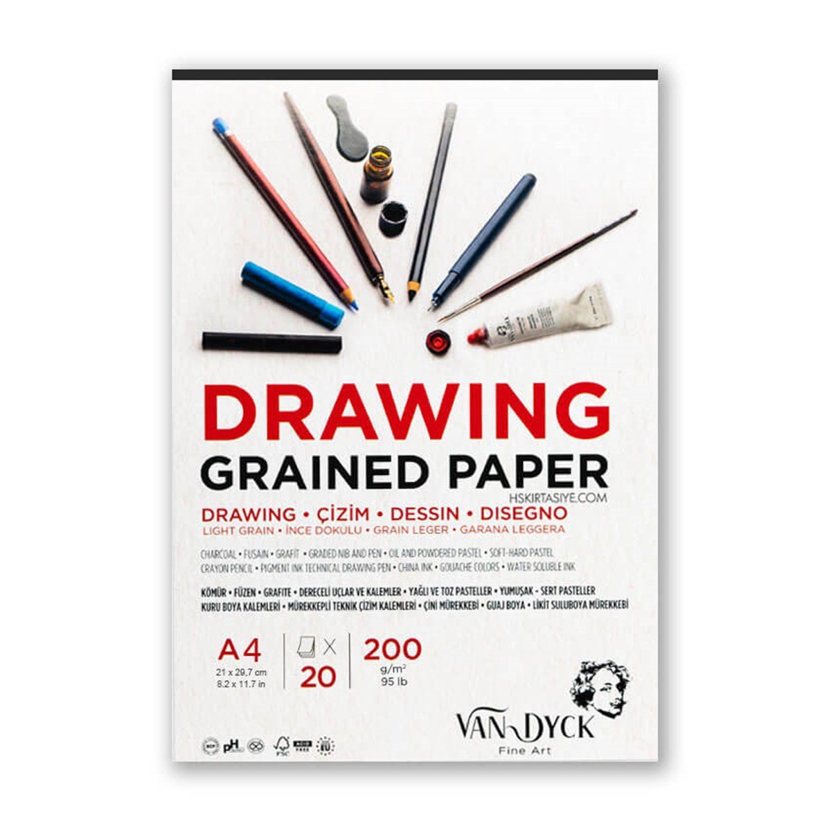 Van Dyck A4 200gr Çizim DefteriVan Dyck A4 200gr Çizim DefteriResim DefteriVan Dyck