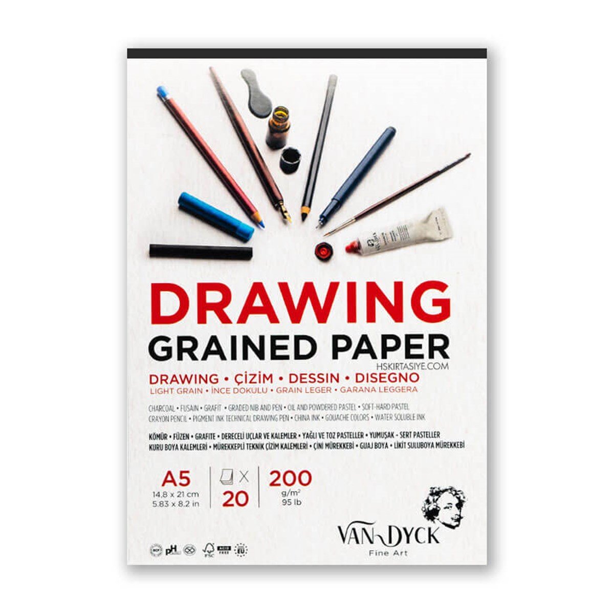 Van Dyck A5 200gr Çizim DefteriVan Dyck A5 200gr Çizim DefteriResim DefteriVan Dyck