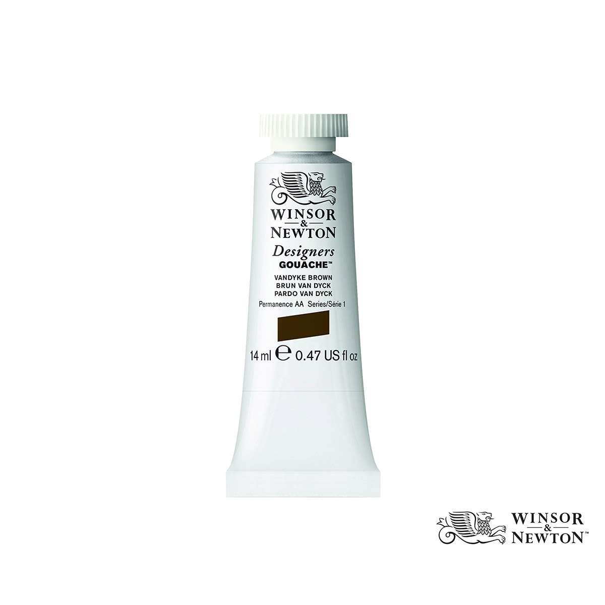 Winsor & Newton Designers 14 ml Guaj Boya Vandyke Brown Seri 1