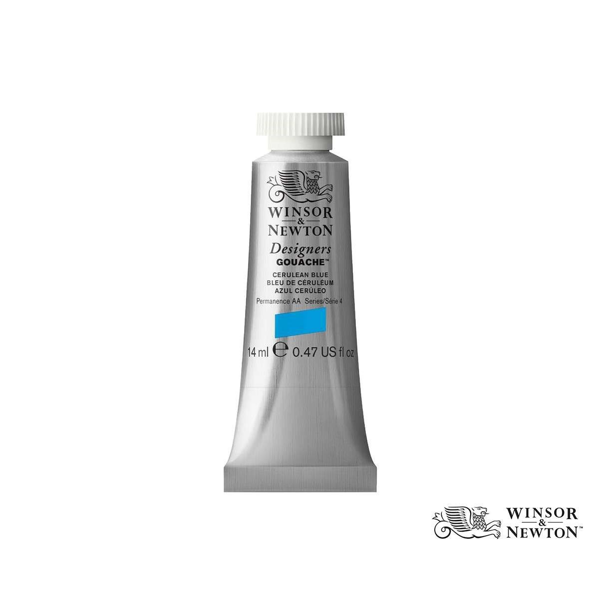 Winsor & Newton Designers Gouache Boya 14 ml Cerulean Blue Seri 4