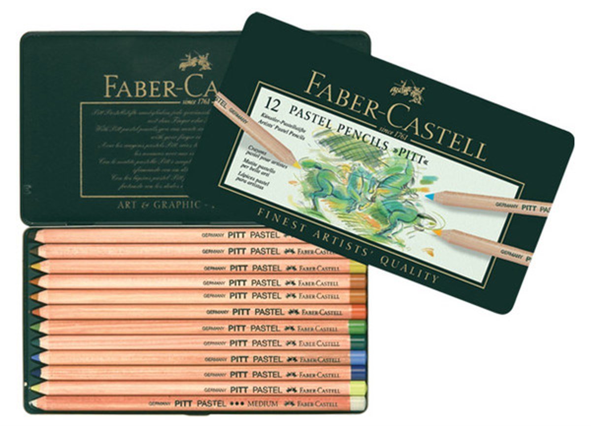Faber CastellFC112112Faber Castell Pitt Pastel Boya Kalemi 12 Renk