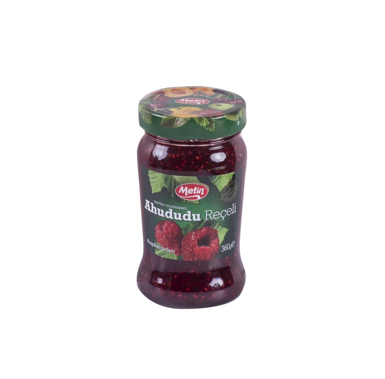 Metin Helva -Ahududu Reçeli 360 Gr Cam Kavanoz