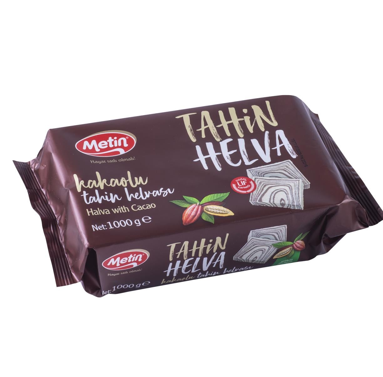 Metin Helva -Kakaolu Helva 1000 Gr Paket