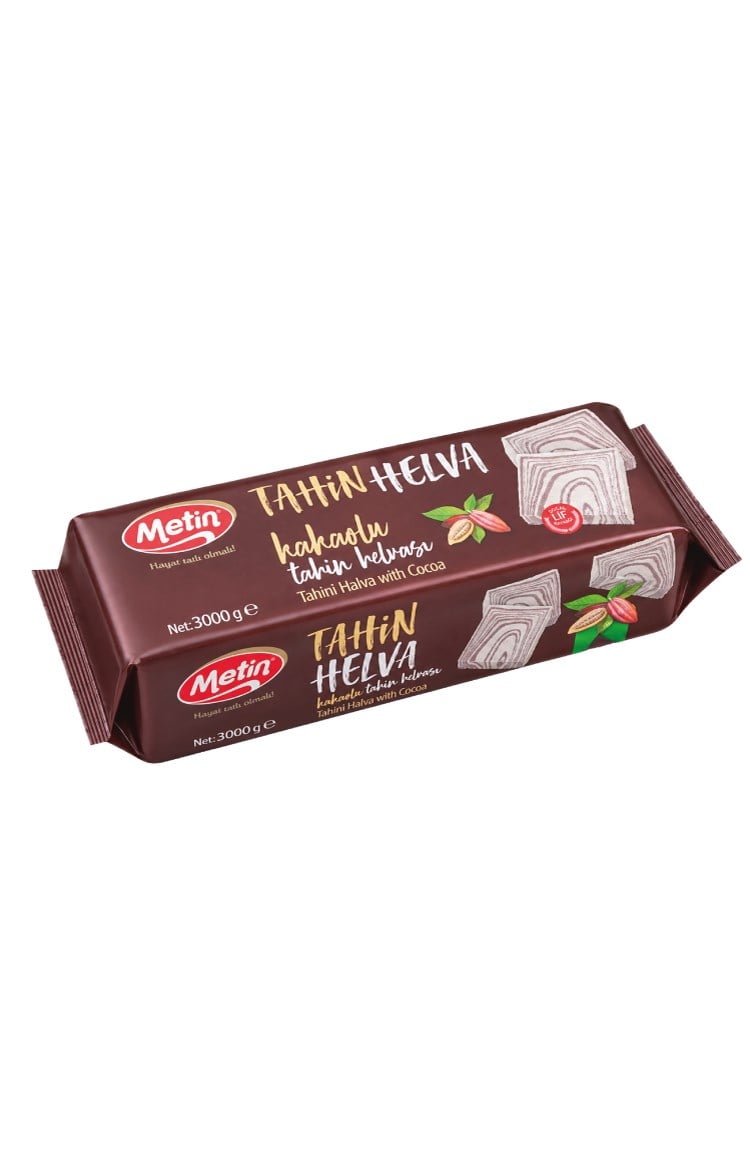 Metin Helva -Kakaolu Helva Blok 3000 Gr
