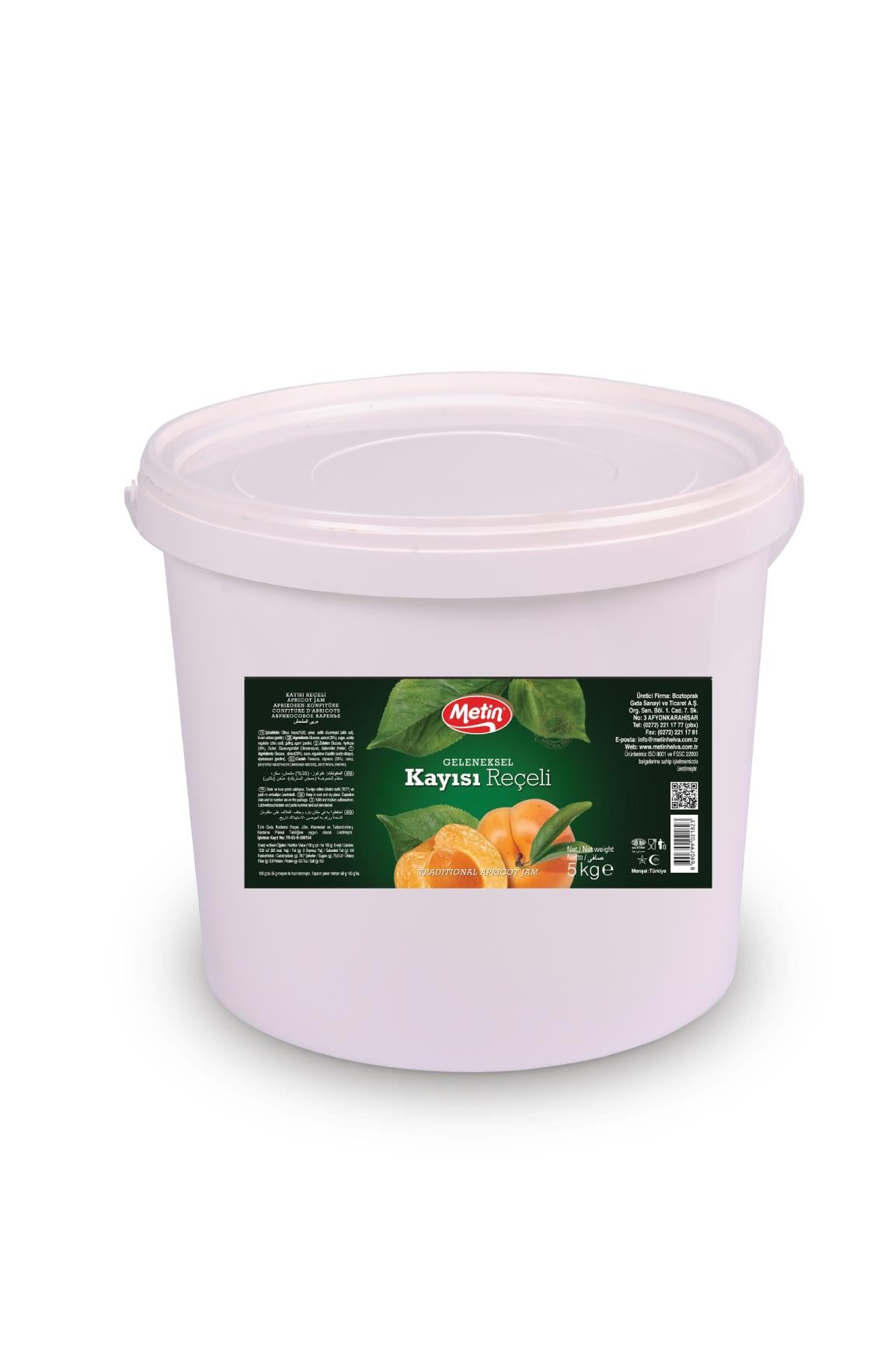 Metin Helva -Kayısı Reçeli 20 KG