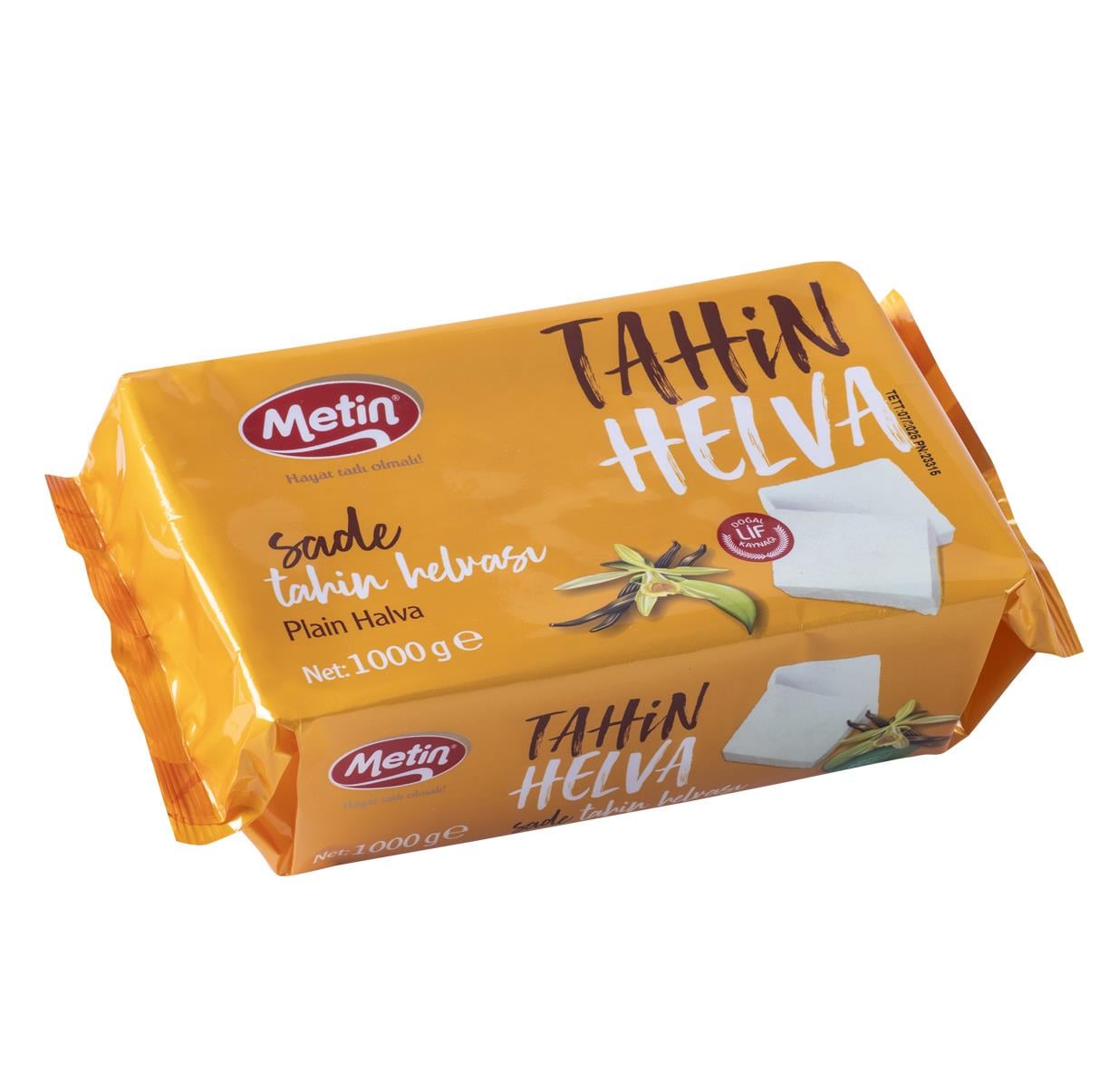 Metin Helva -Sade Helva 1000 Gr Paket