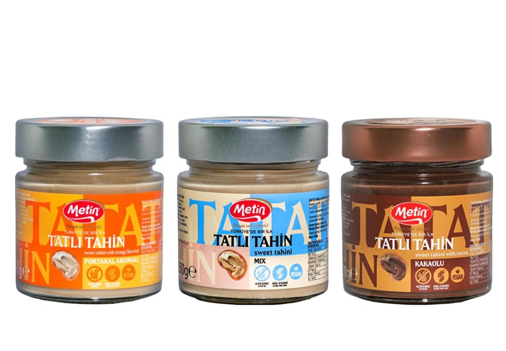 Metin Helva -Tatlı Tahin Seti- Sade- Kakaolu - Portakallı